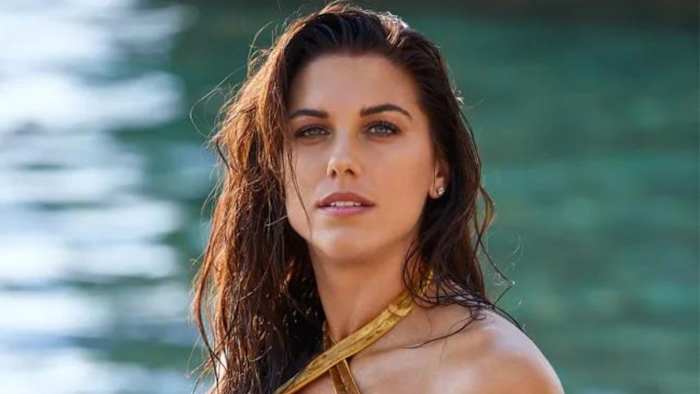 Alex Morgan was photographed by Ben Watts in St. Lucia.